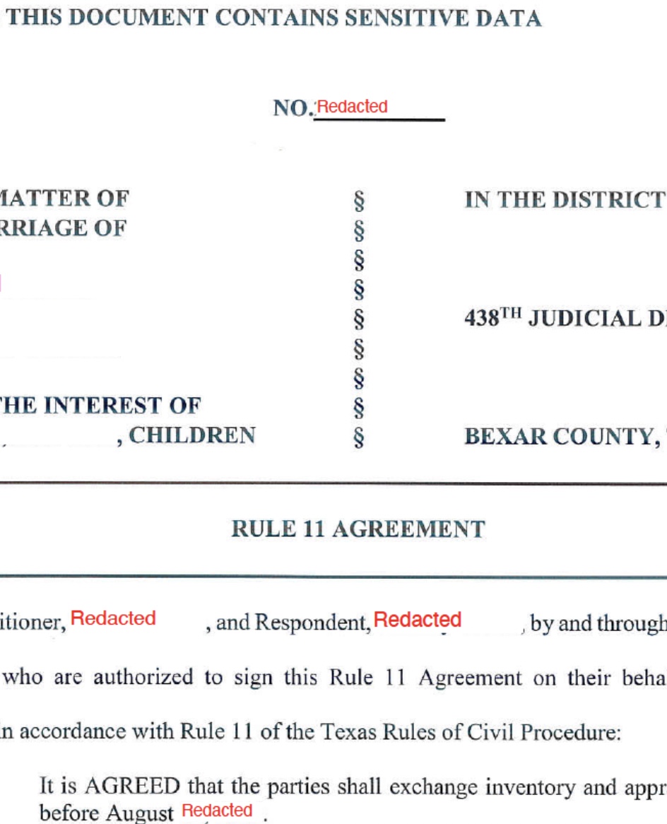 Rule 11 Agreement To Go To Mediation Bexar County, Texas Law Form Starter