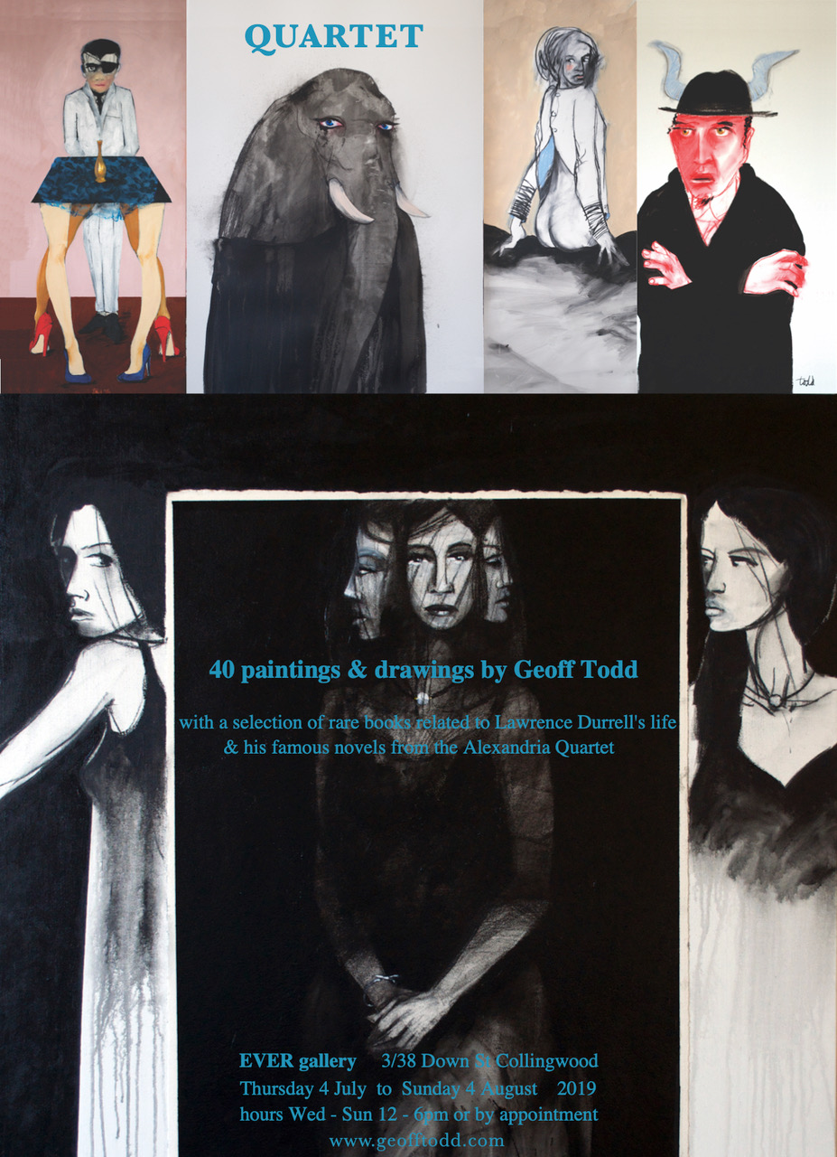 Alexandria Quartet Inspired Art Exhibit International Lawrence