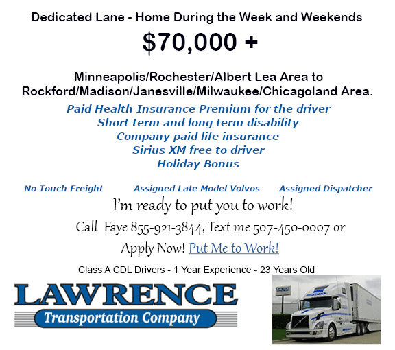 Dedicated Lane lawrence