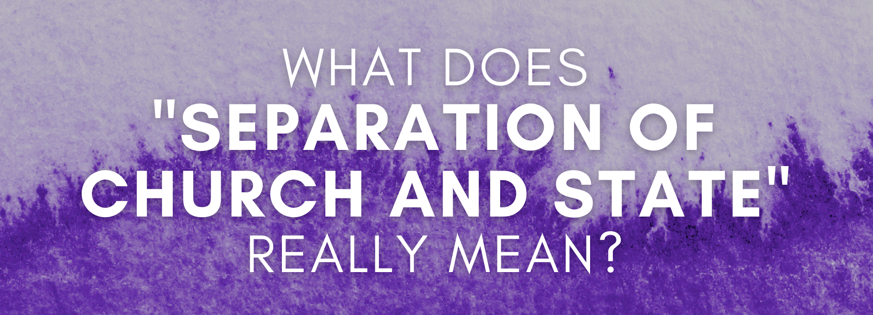 The Principle of Separation of Church and State Law School Buddy