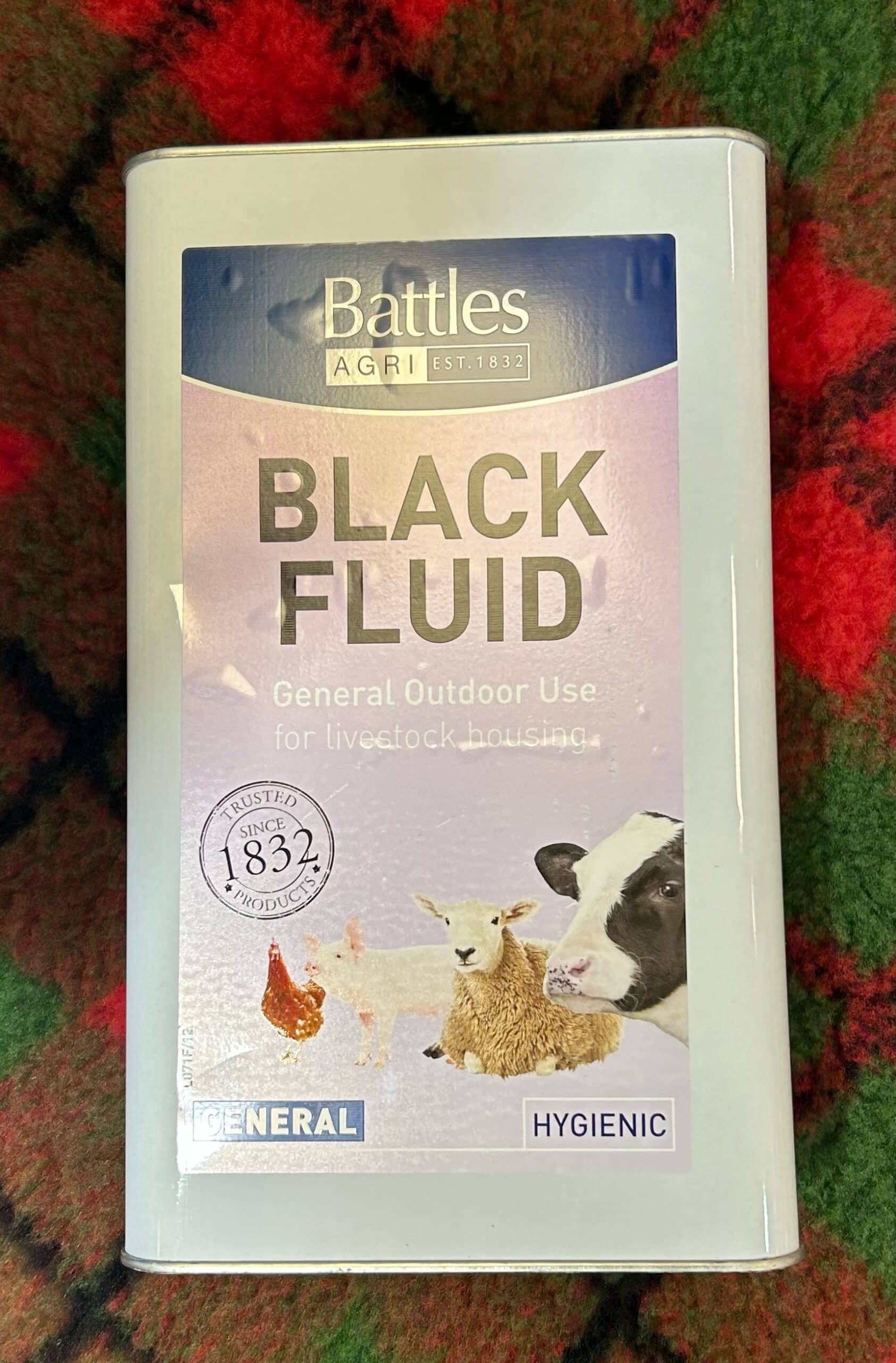 Battles Black Disinfectant (4.5litre) Lawson Animal Feeds