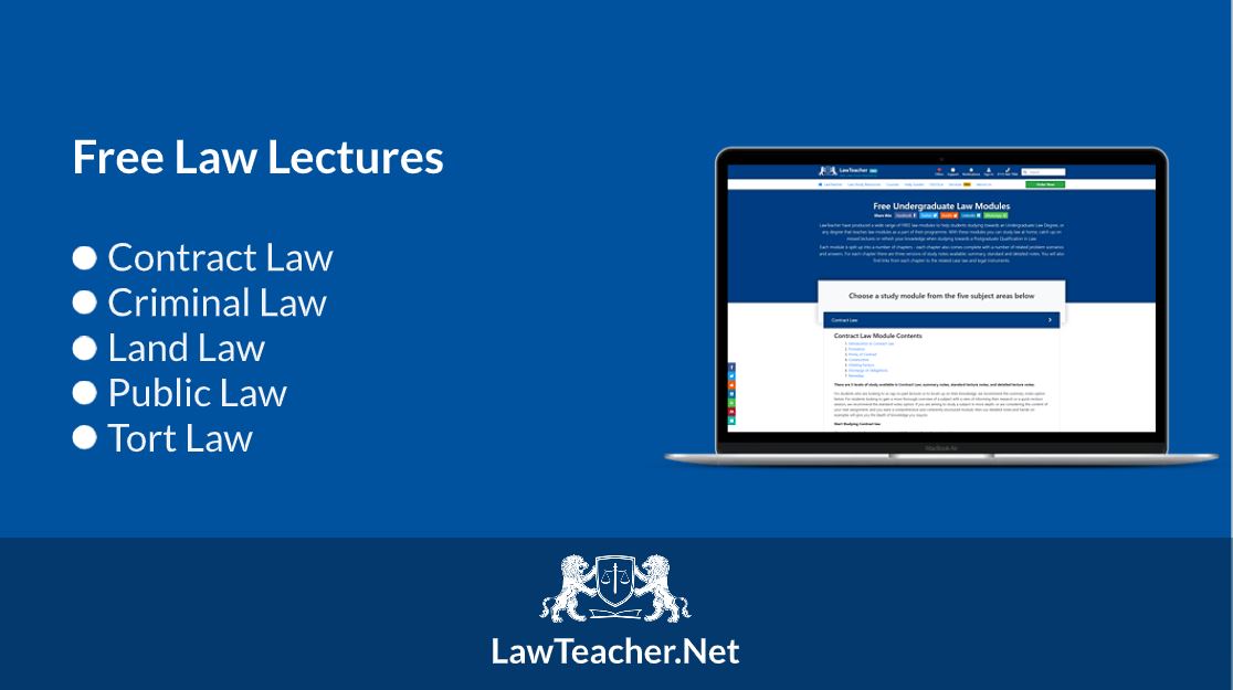 Study Law with our Free Law Lectures