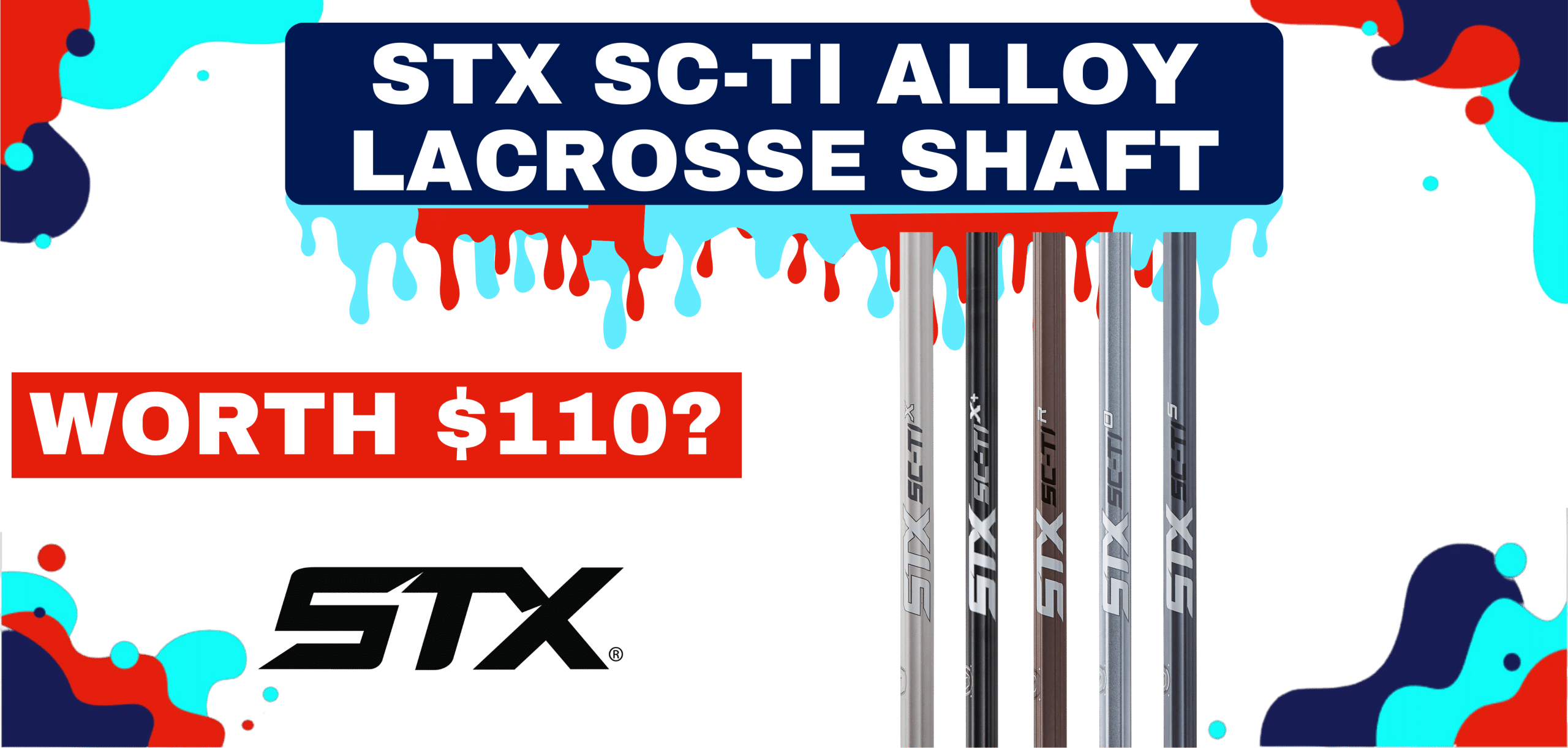 STX ScTi Alloy Lacrosse Shaft Review Lax Drip