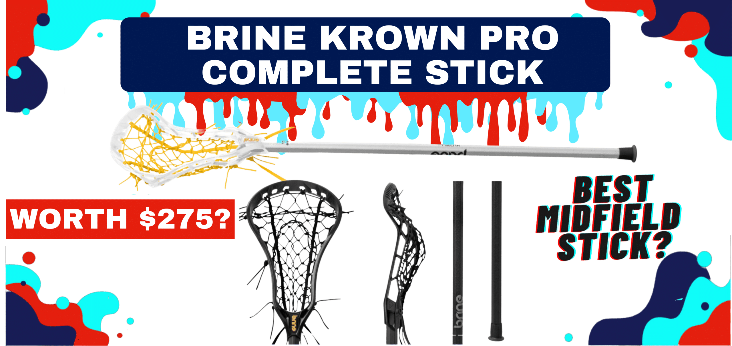 Brine Krown Pro Complete Women's Lacrosse Stick Review Lax Drip