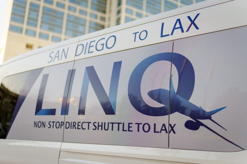 The Cheapest Shuttle from San Diego to LAX LAX LINQ
