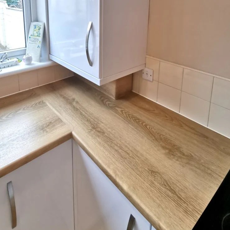 Worktop Wraps Layed Interior Vinyl Wrap