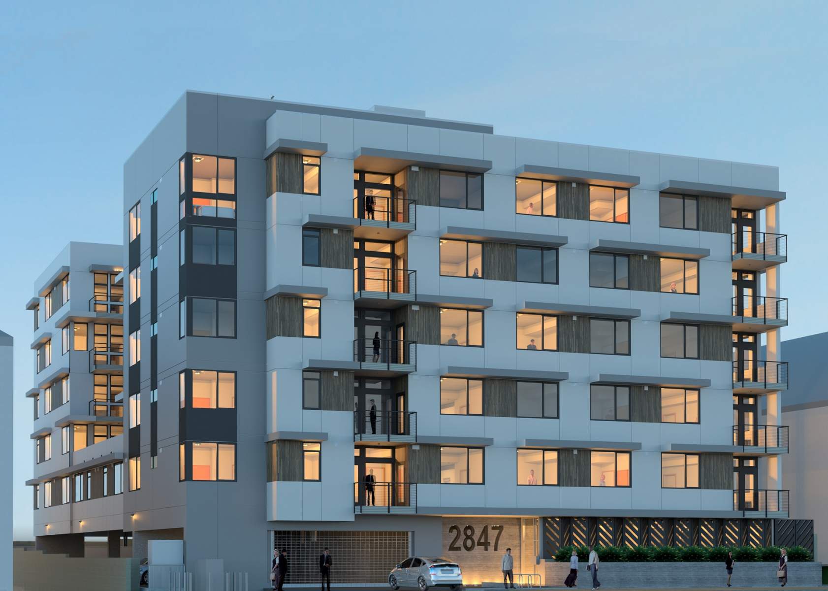 Residential Complex Rising At 2847 Leeward Avenue In Westlake, Los Angeles