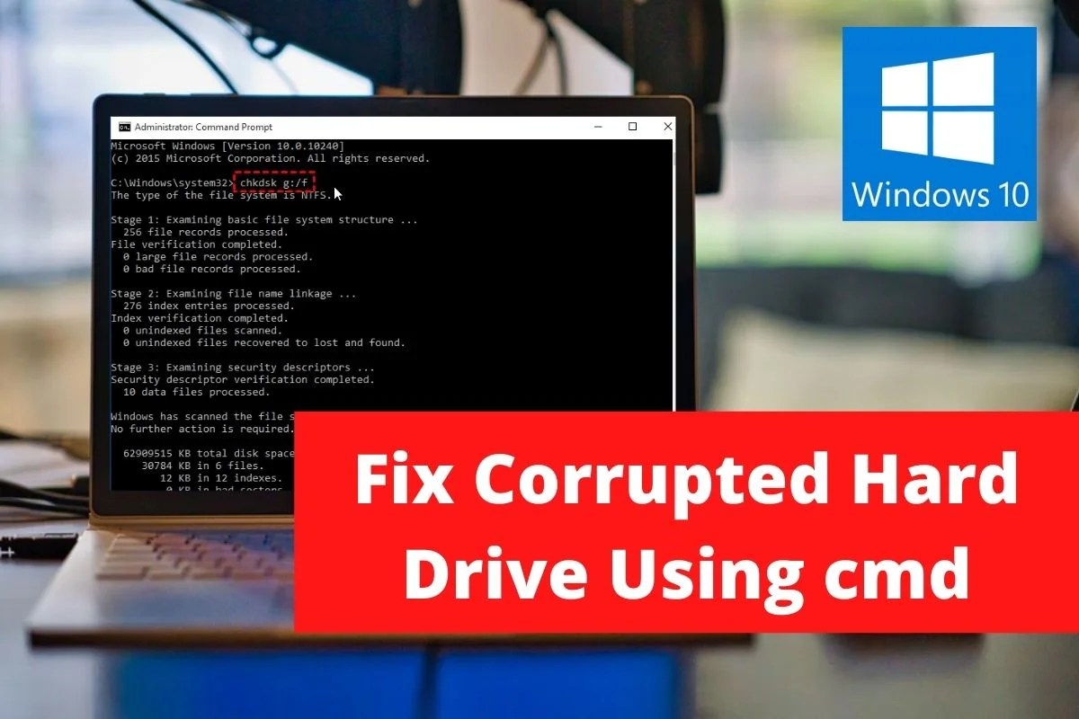 How To Fix Corrupted Hard Drive Using cmd Layman Solution