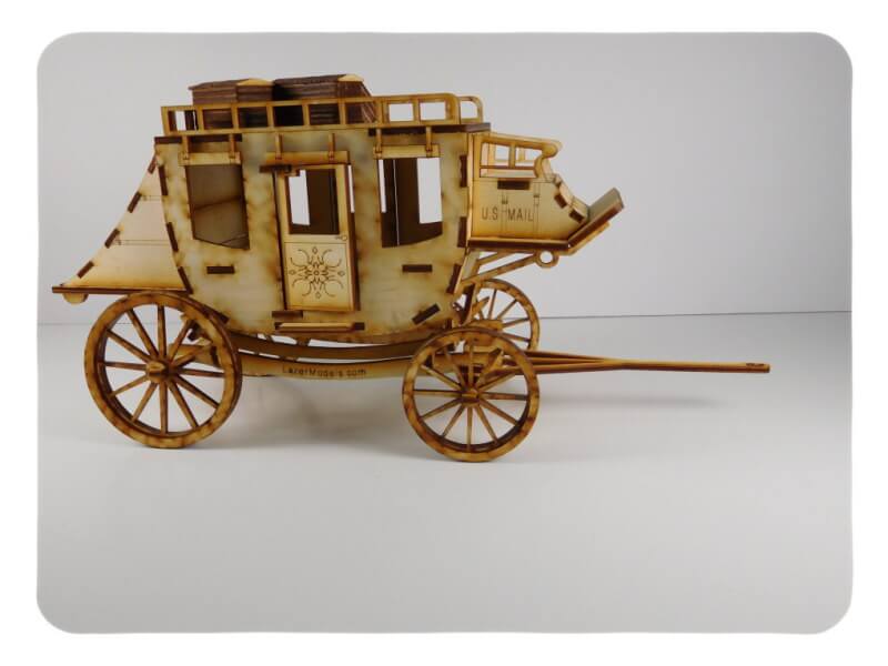 Stagecoach Wood Model Kit Wood Models Kits you Build