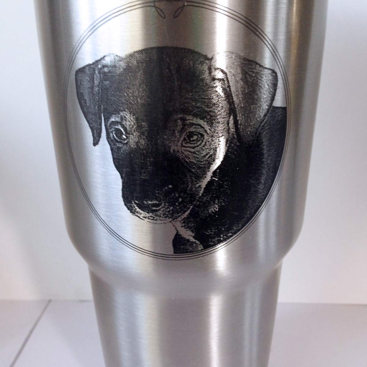 Logo Laser Engraved Yeti / Ozark Trail 30 oz Stainless Steel Tumbler Mug