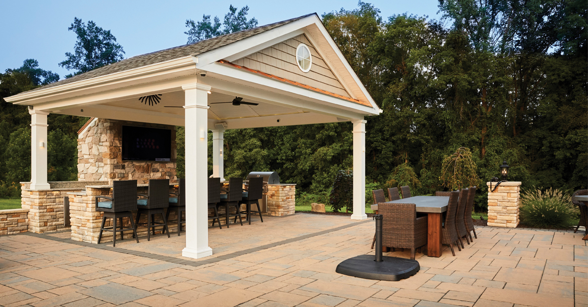 Spring With a Custom Patio Lazo Landscaping Lazo Landscaping