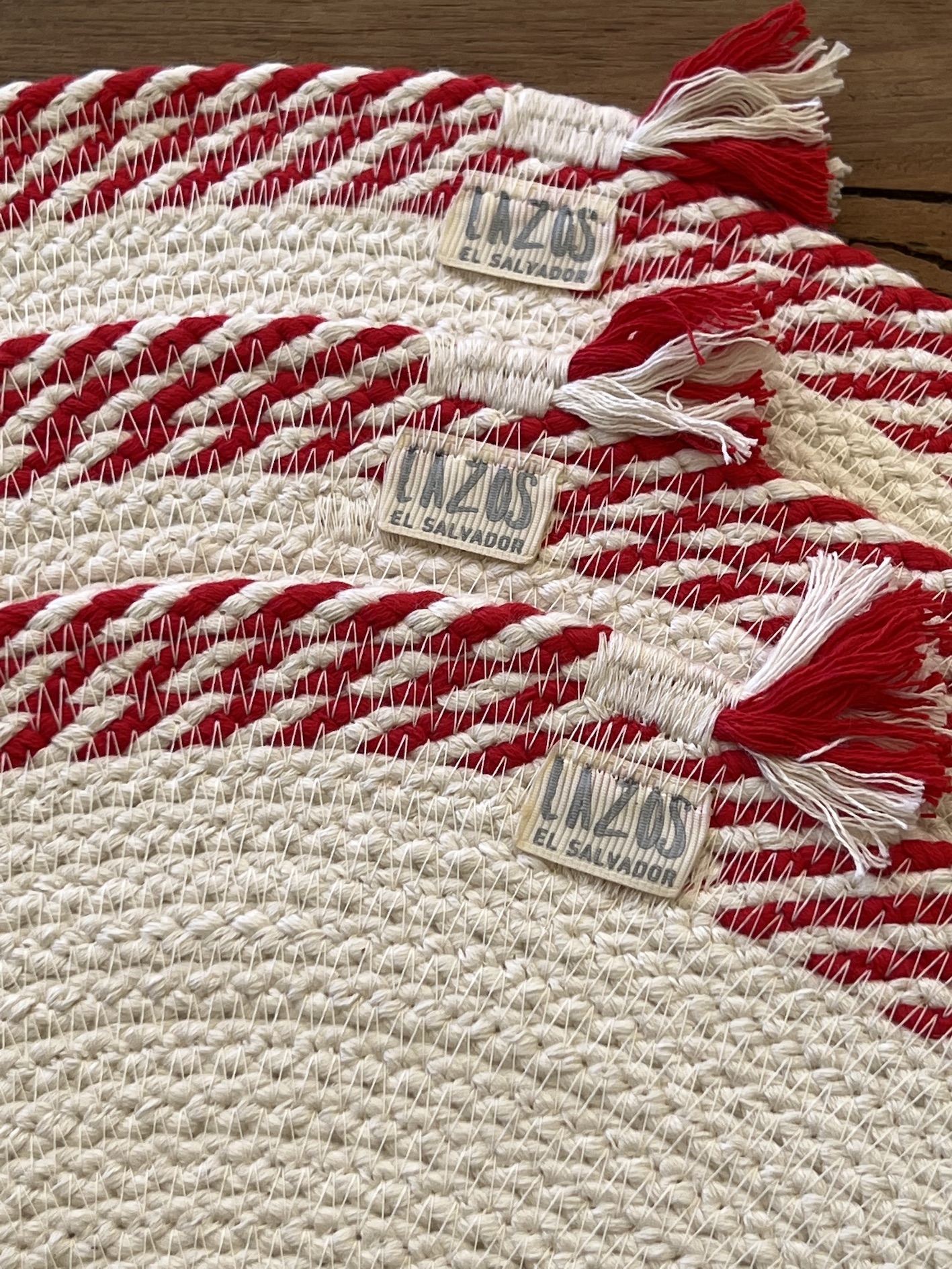 Candy Cane Placemats Lazos Collection