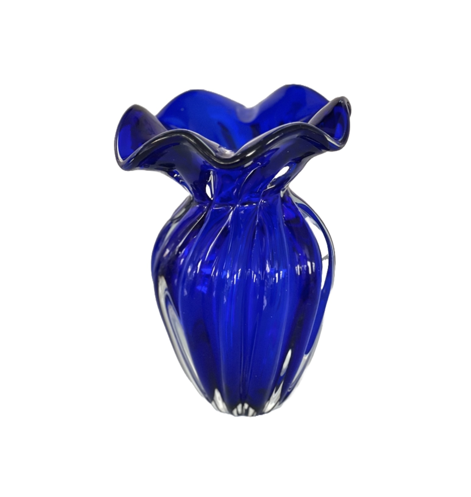 Crystal Mini Vase Royal Blue