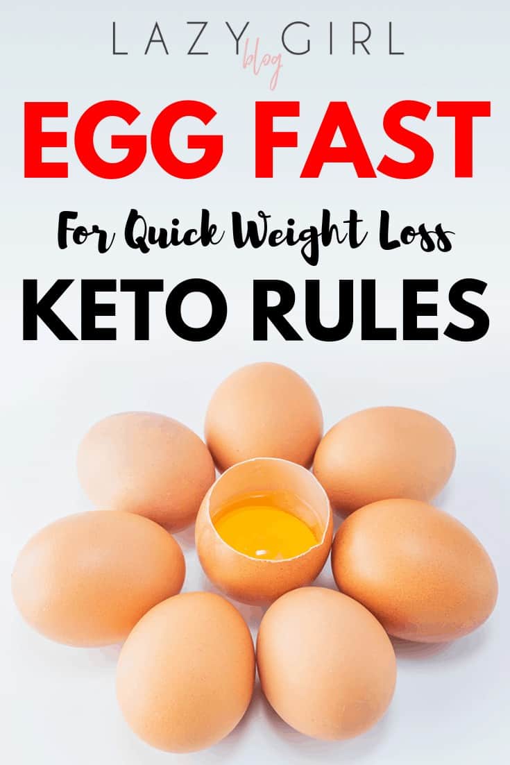 Egg Fast Keto Rules Lazy Girl
