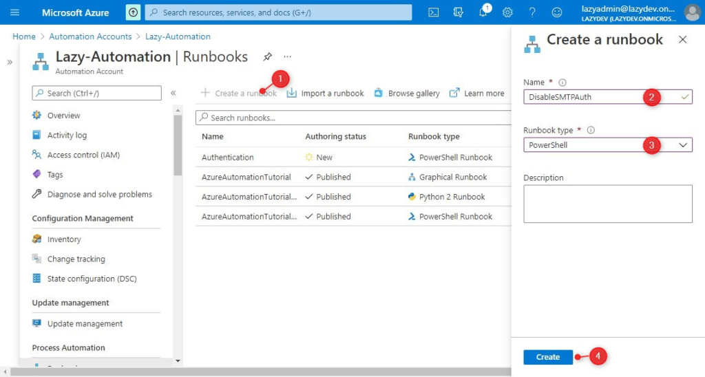 How to use Azure Automation Guide] — LazyAdmin
