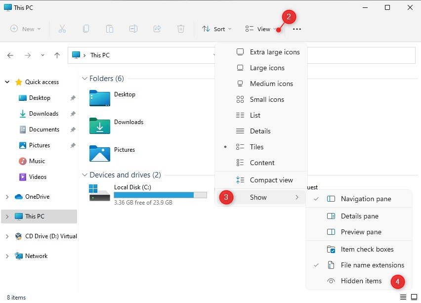 How to Show Hidden Files in Windows 11 — LazyAdmin
