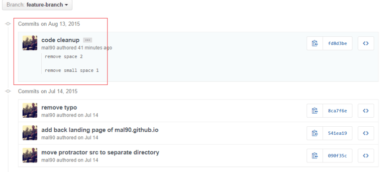 Git How to merge your silly little commits into one . lazydevguy