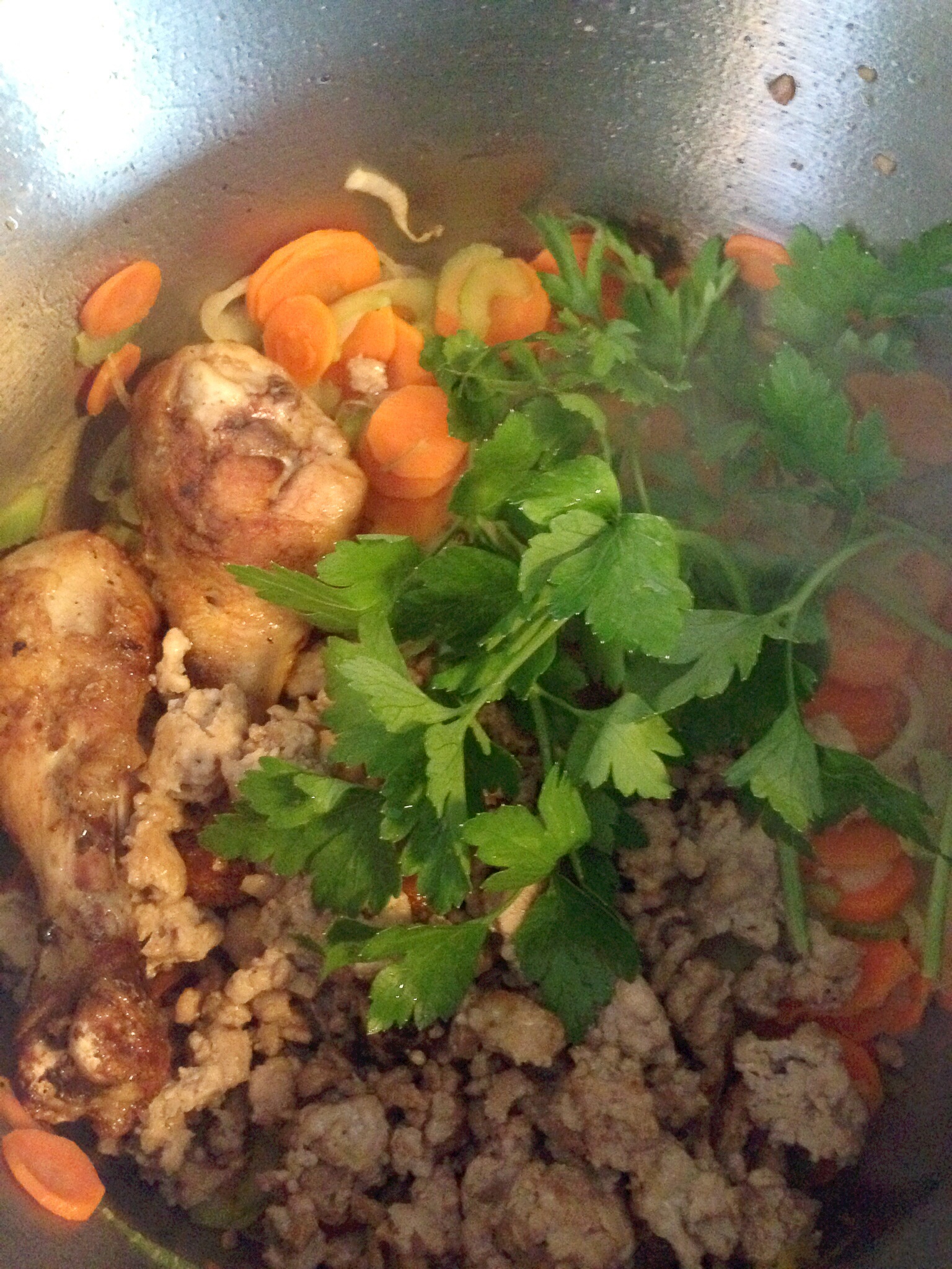 Brown Chicken Stock Modernist Cuisine inspired Lazy Girl Dinners