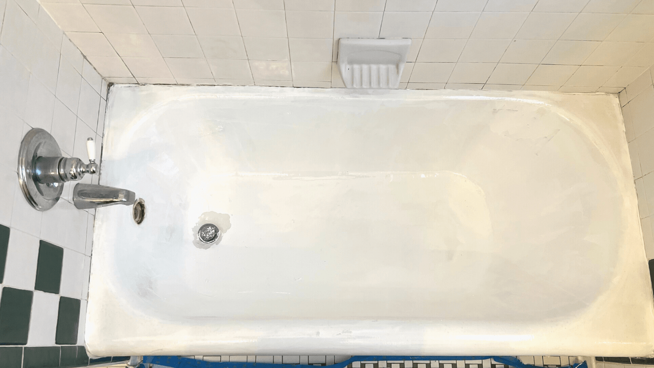 How To Fix A Poorly Refinished Bathtub Lazy Guy DIY