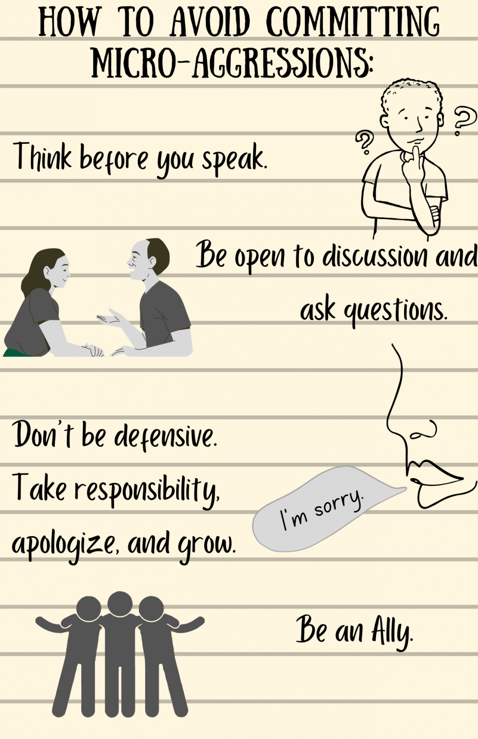 Eliminating Microaggression from our everyday lives Brush and Palette