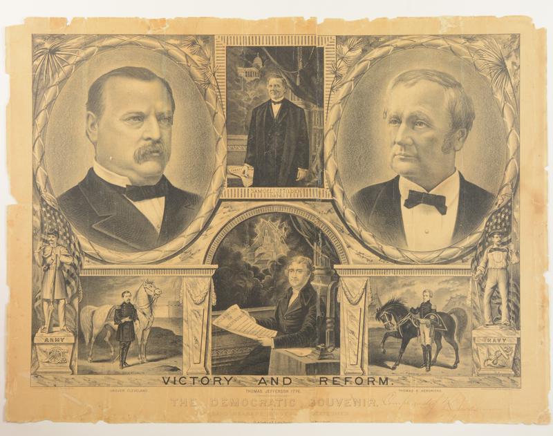 Grover Cleveland Political Poster All Artifacts Lyndon B. Johnson