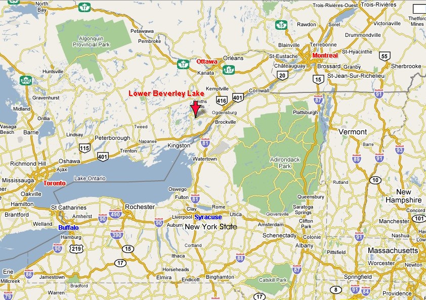 Lake Maps & Guides Lower Beverley Lake Association