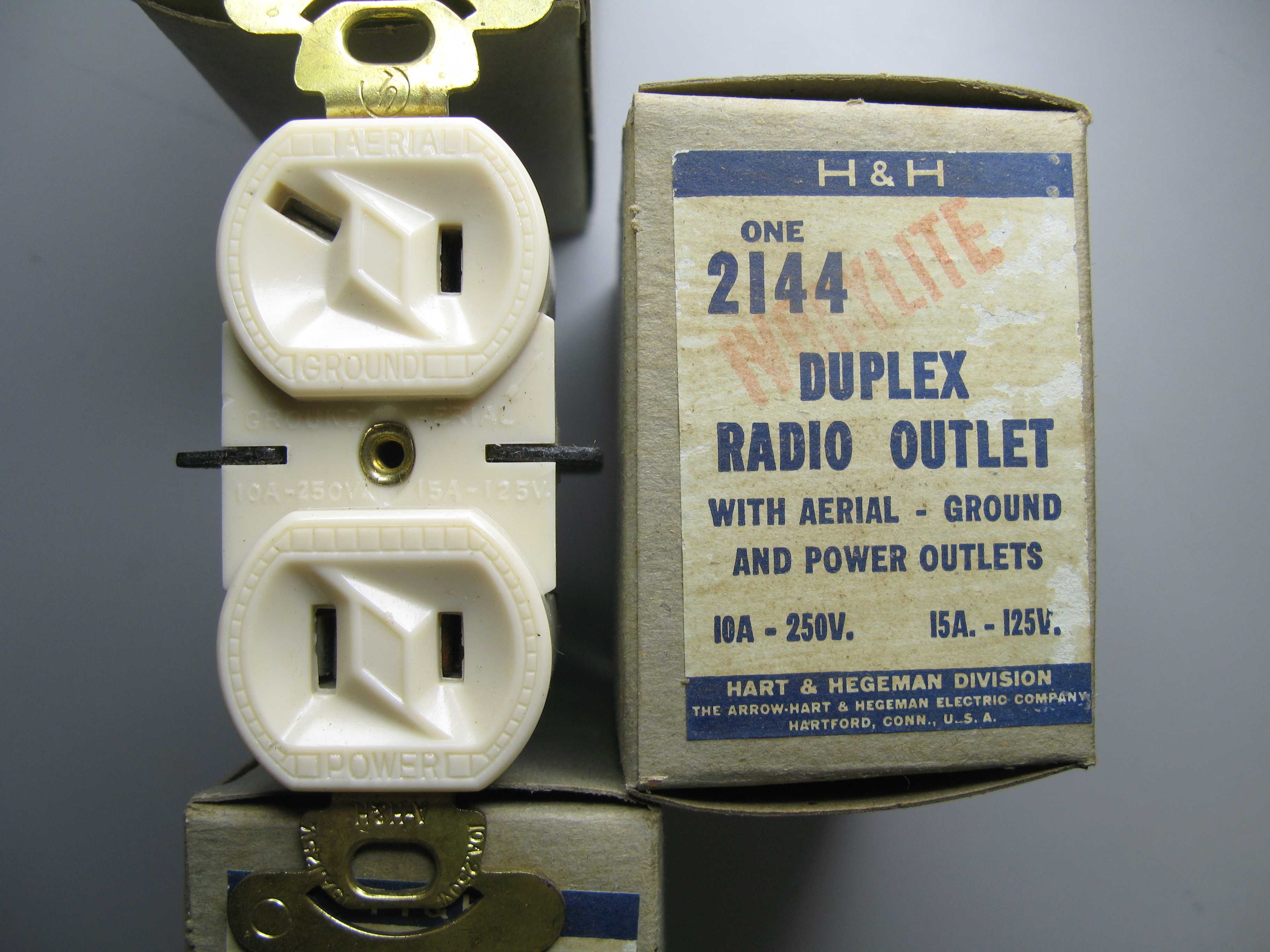 Antique Antenna Receptacles ECN Electrical Forums