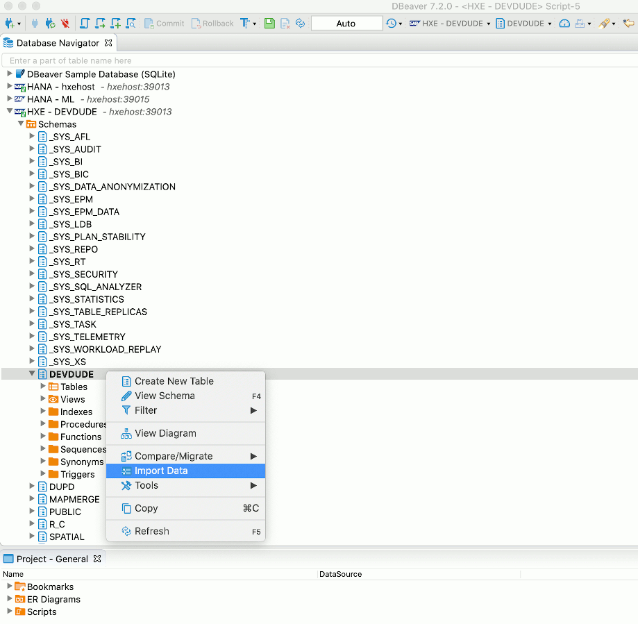 Getting Data Into Hana The Easy Way The Lars Breddemann Blog