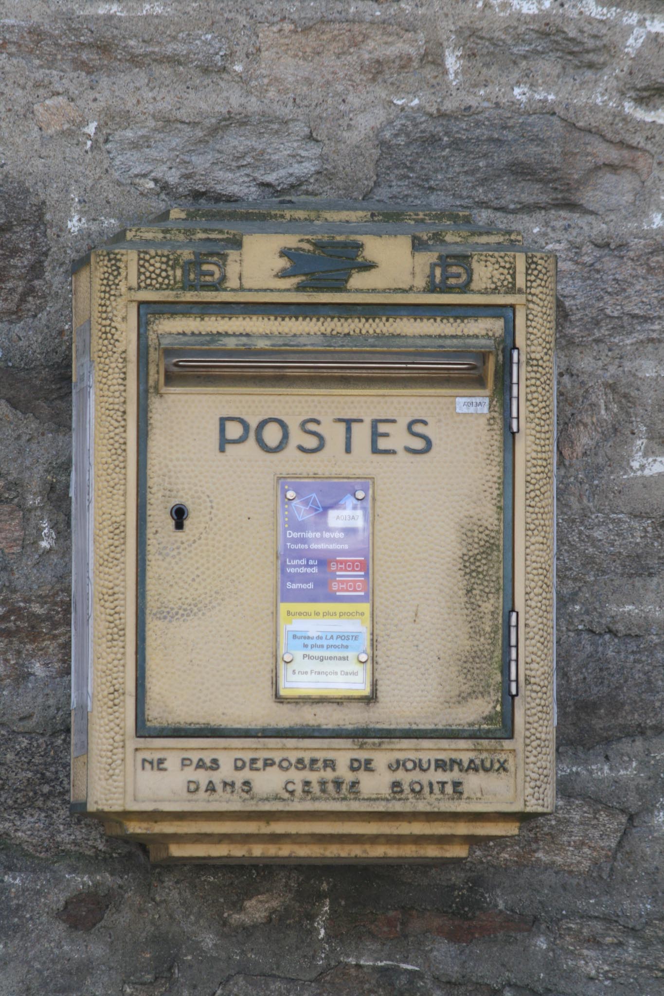 Small French box Letter Box Study Group