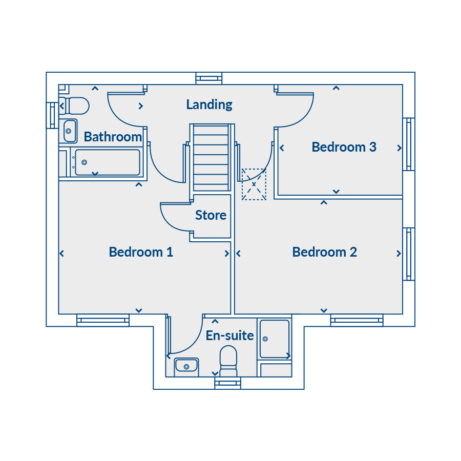"The Farley" at Coventry Road, Exhall, Coventry CV7, 3 bedroom detached