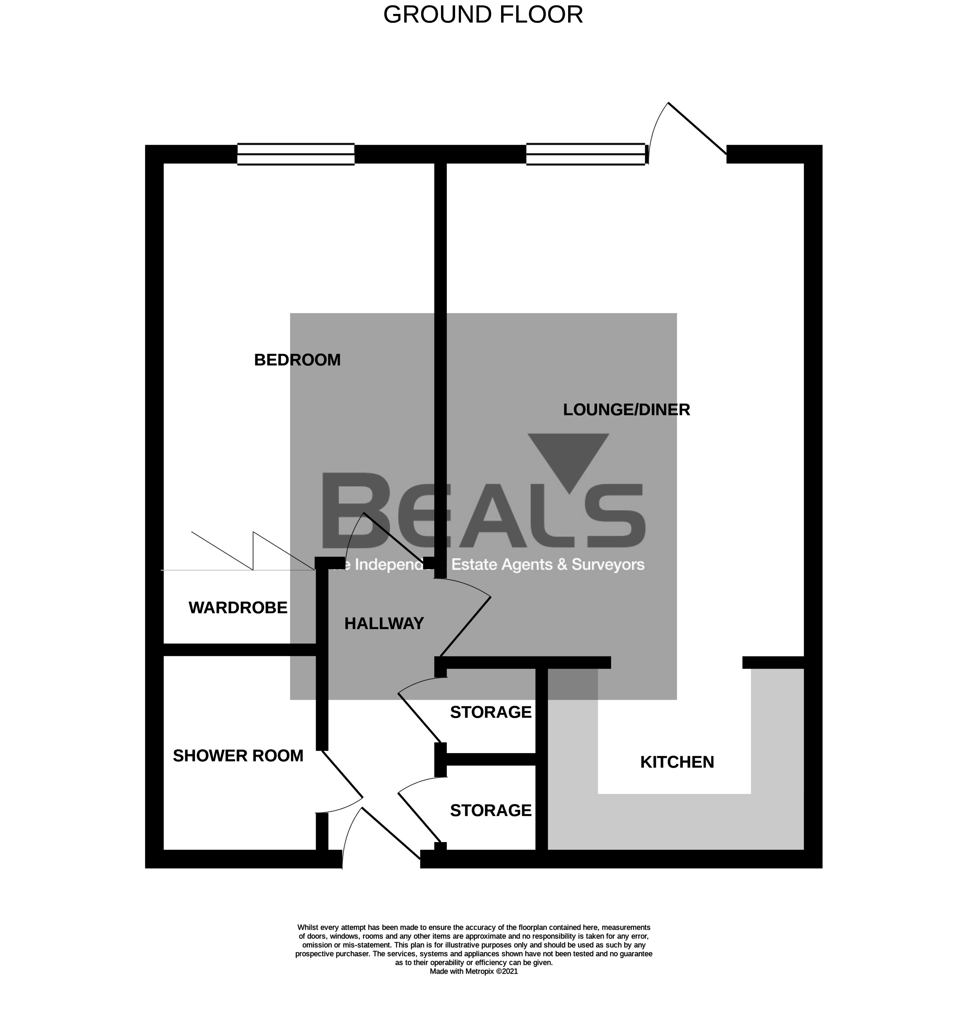 Old Common Gardens, Locks Heath, Southampton SO31, 1 bedroom flat for