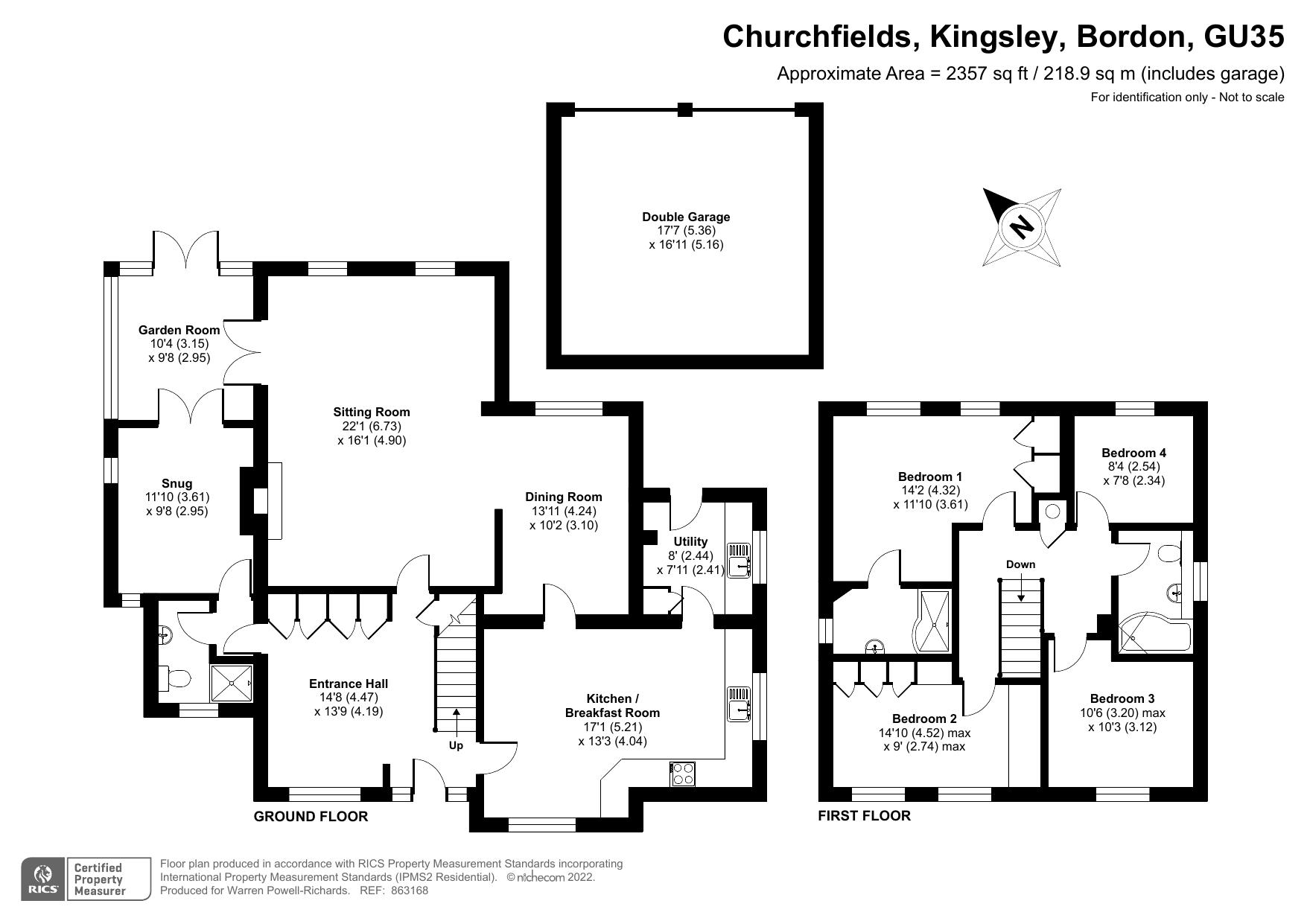 Churchfields, Kingsley, Bordon GU35, 4 bedroom detached house for sale