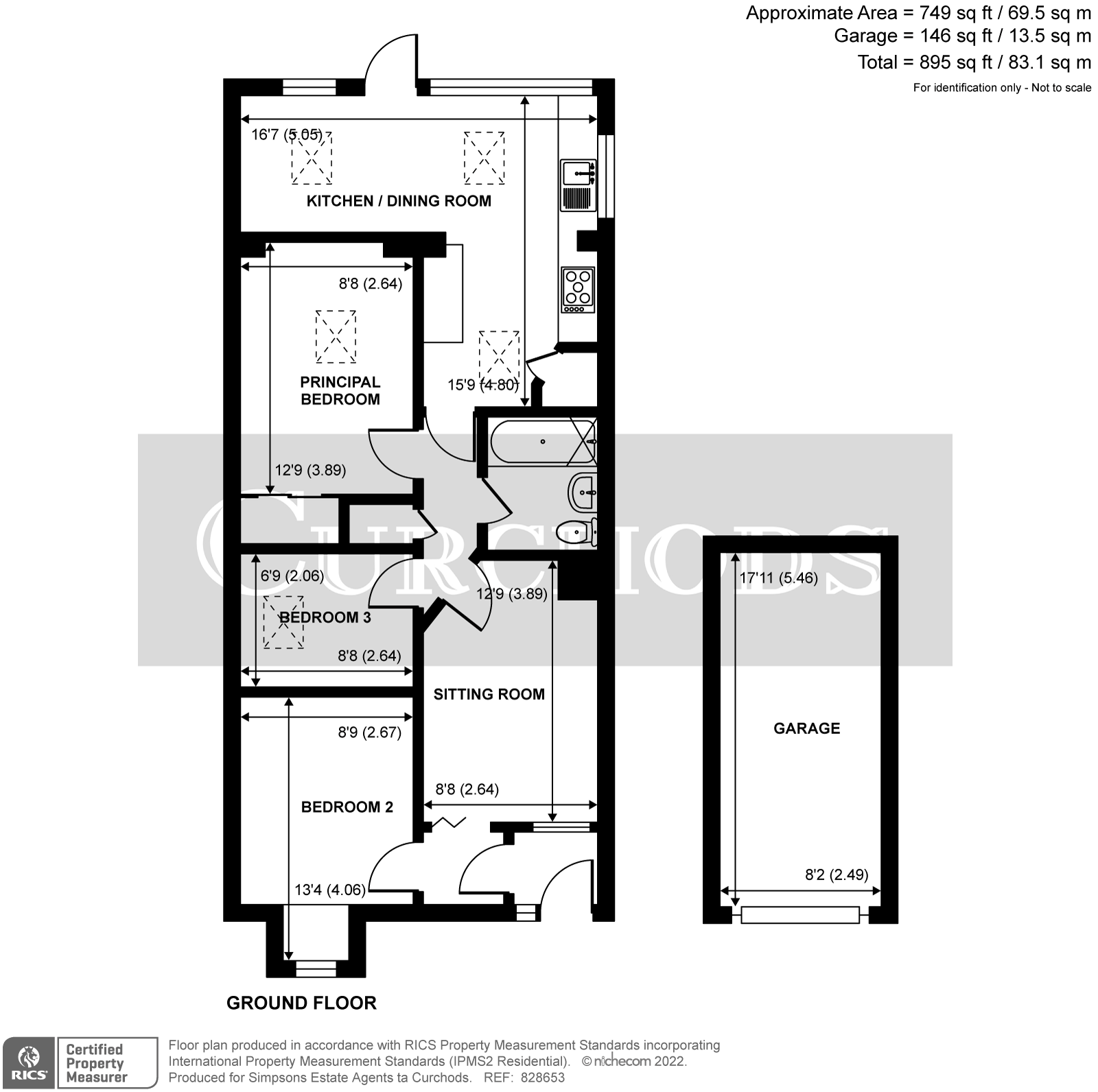 Marston Road, Goldsworth Park, Woking GU21, 3 bedroom bungalow for sale