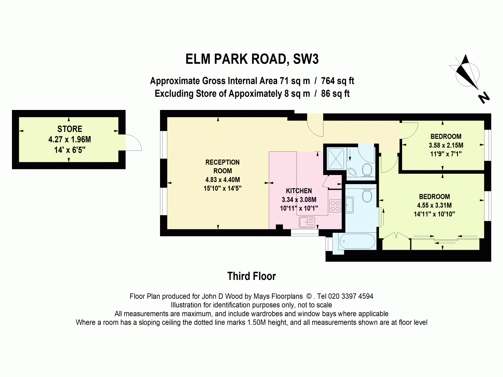 Elm Park Road, Chelsea, London SW3, 2 bedroom flat for sale 66677685