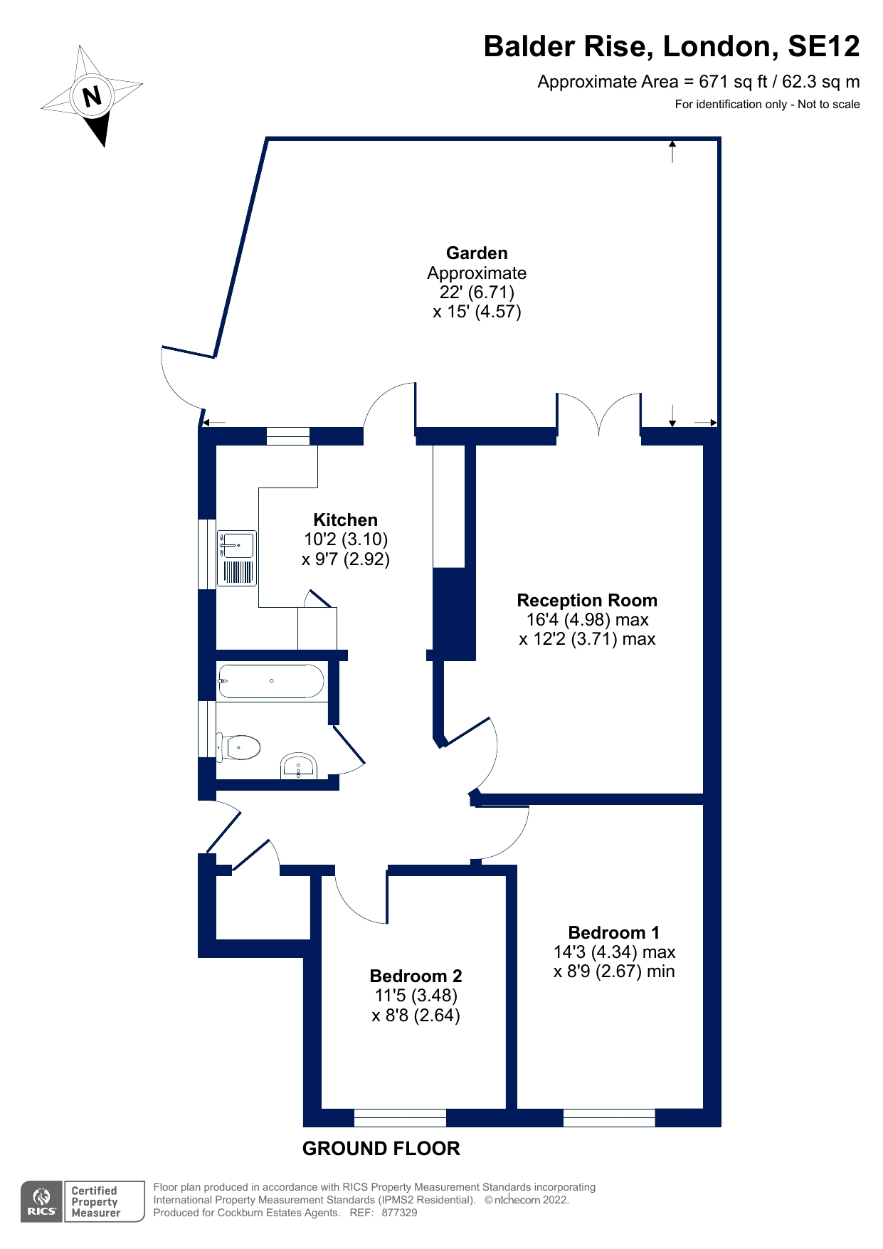 Balder Rise, London SE12, 2 bedroom for sale 62030207