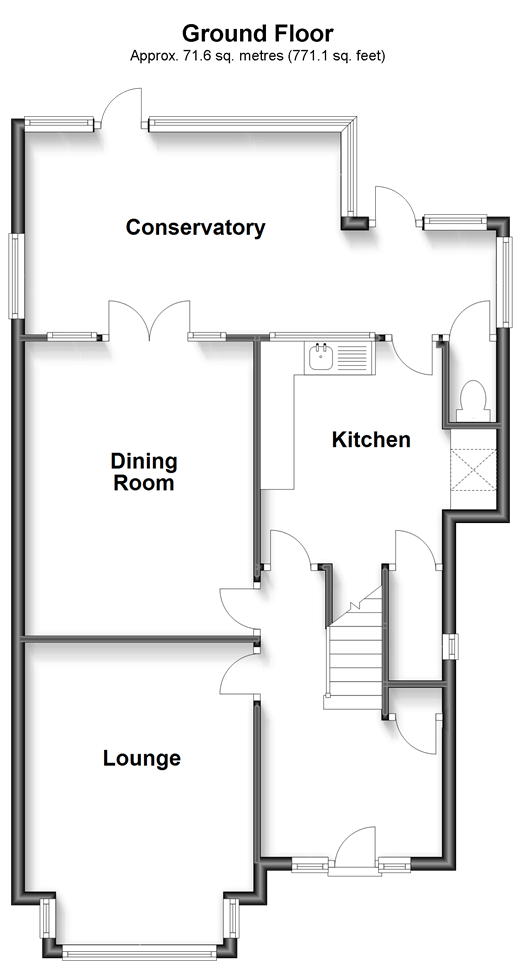 Manor Road, Sandown, Isle Of Wight PO36, 3 bedroom detached house for