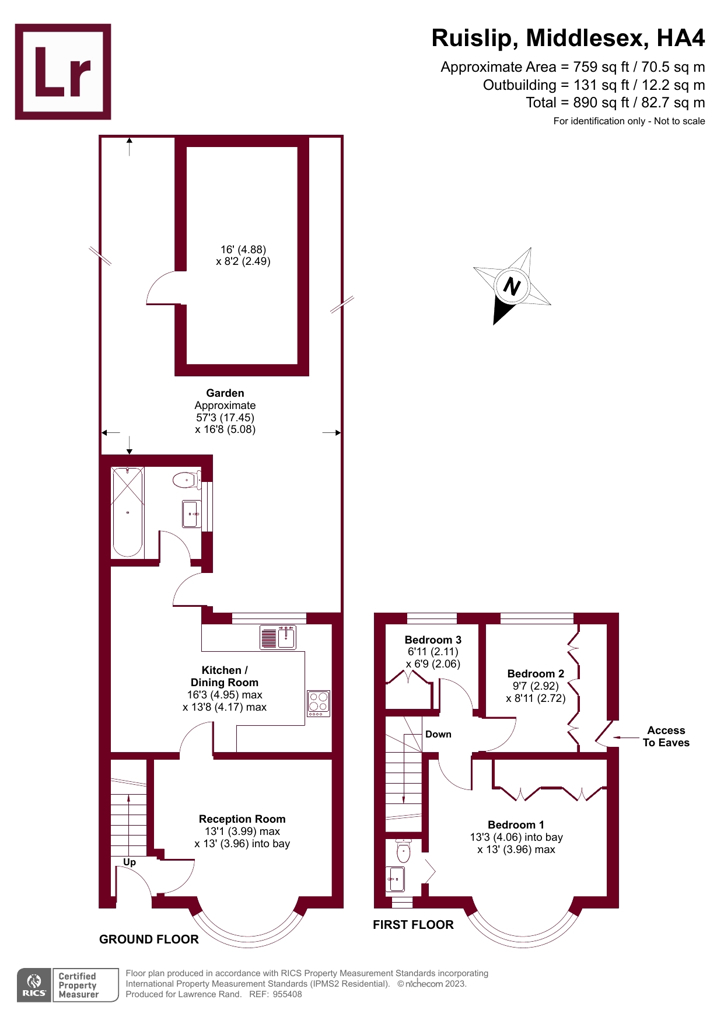 Bessingby Road, Ruislip, Middlesex HA4, 3 bedroom terraced house for sale 64189958 PrimeLocation