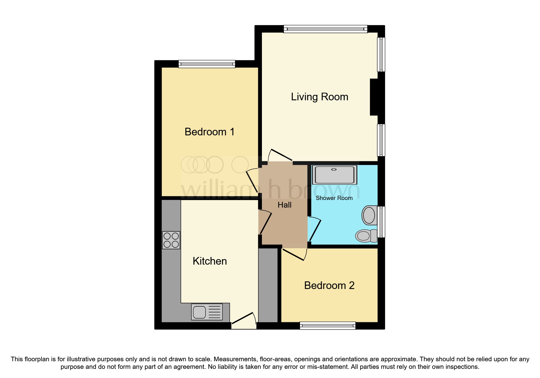 Kelmscott Grove, Crossgates, Leeds LS15, 2 bedroom semidetached house