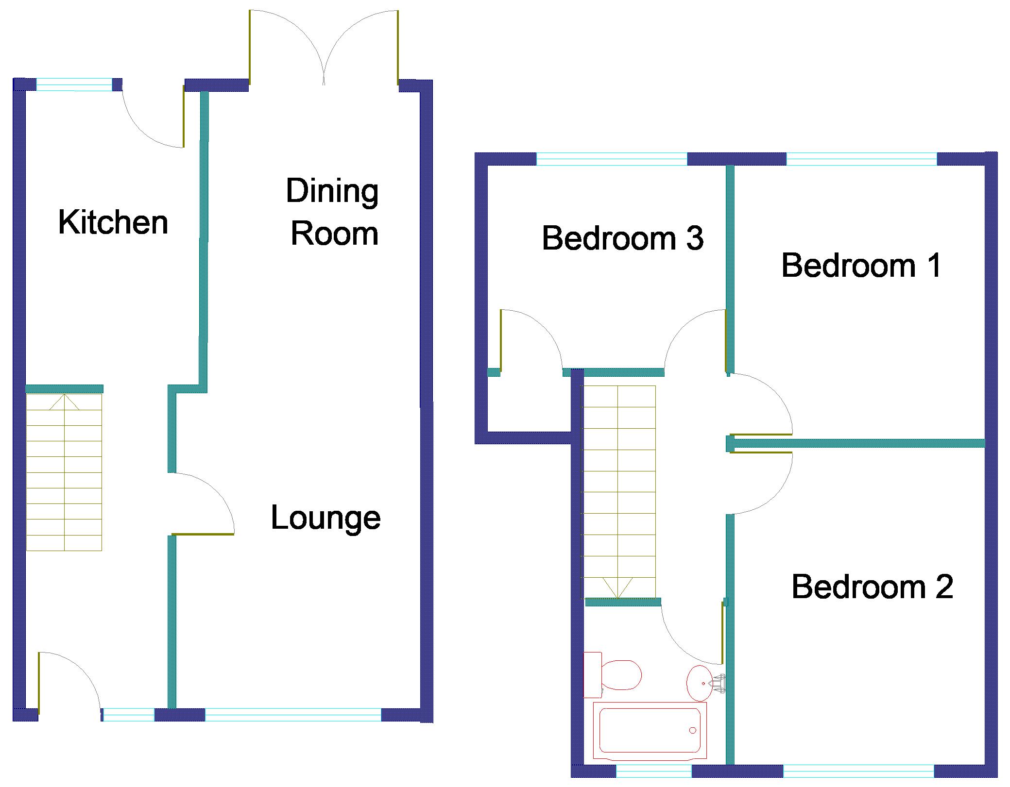 Norton Road, Coleshill, West Midlands B46, 3 bedroom town house for