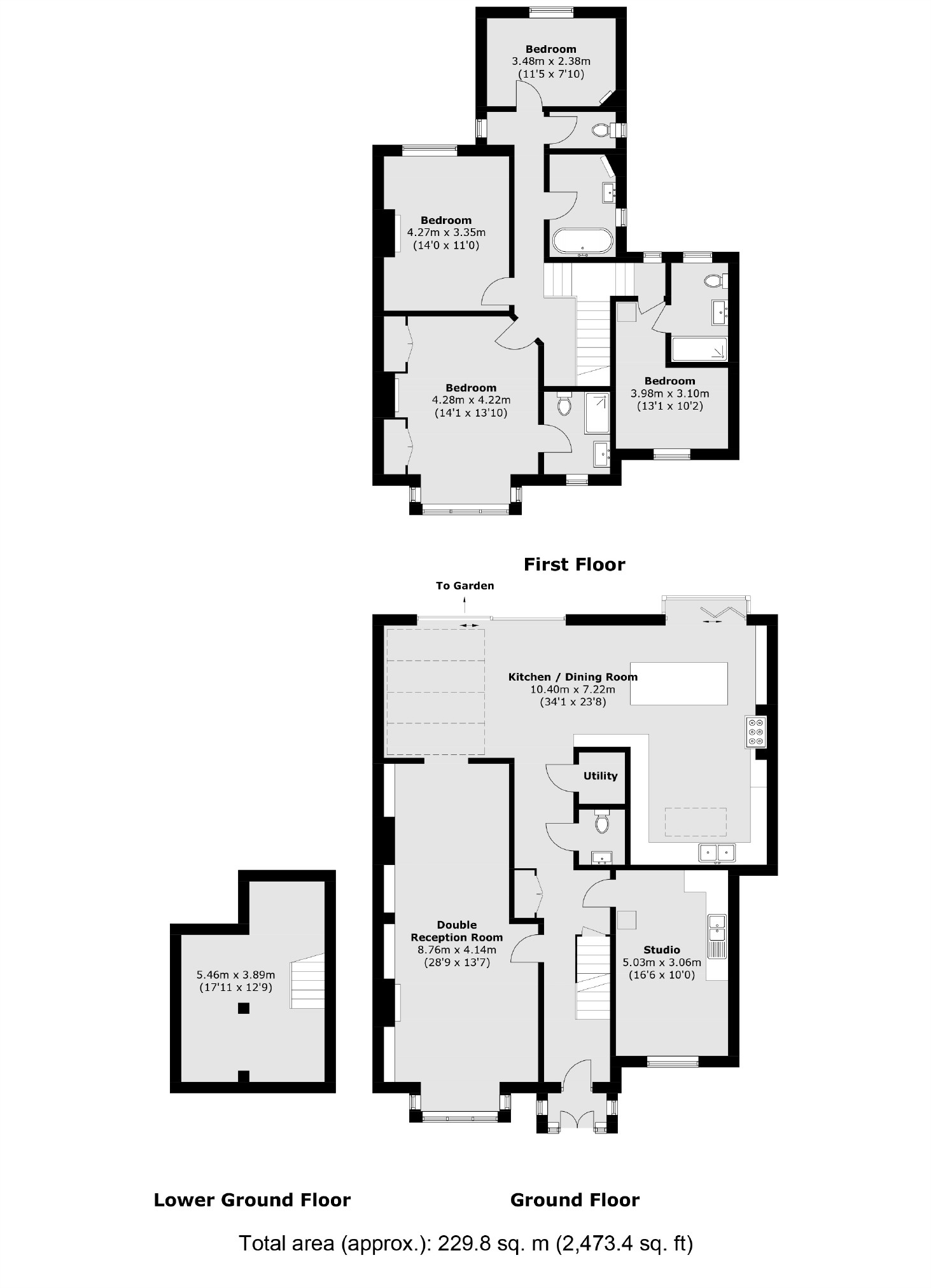 Wolverton Avenue, Norbiton, Kingston Upon Thames KT2, 4 bedroom semi