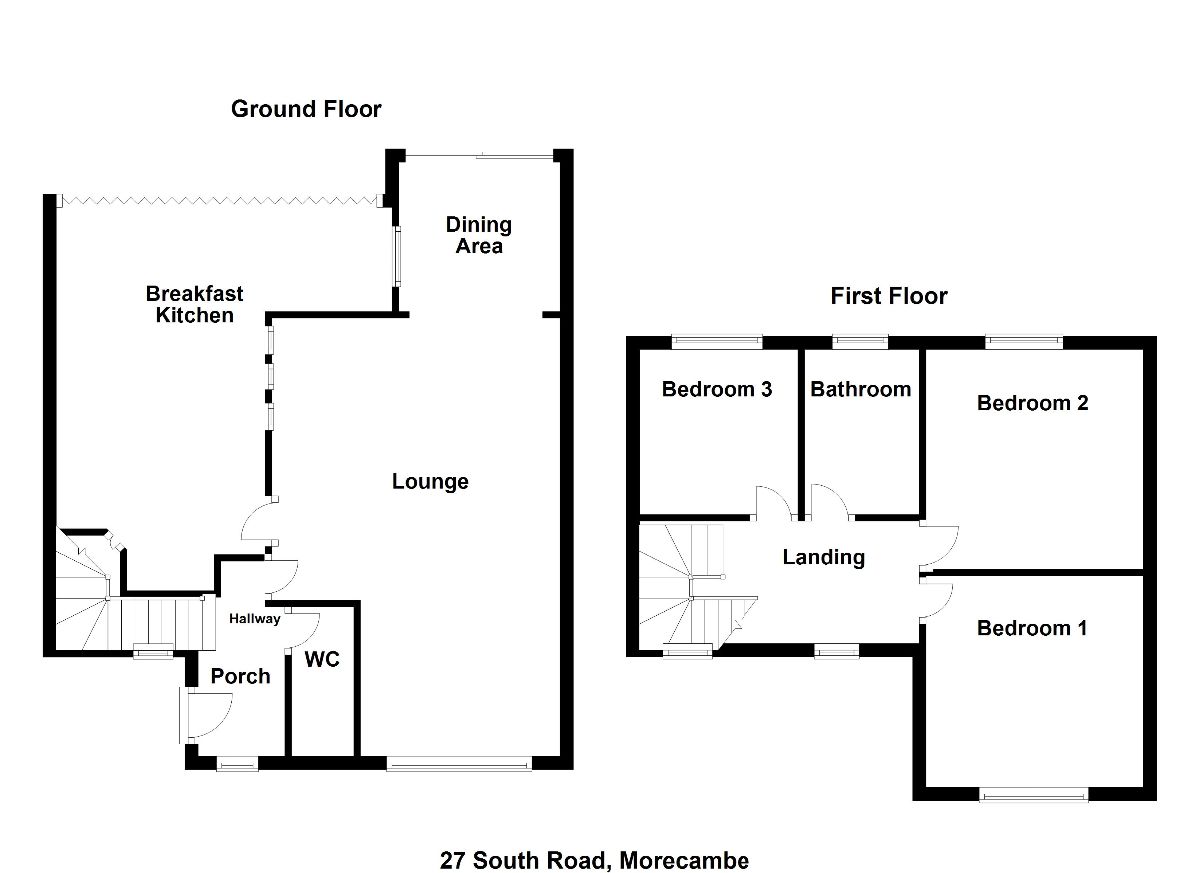 South Road, Morecambe LA4, 3 bedroom semidetached house for sale