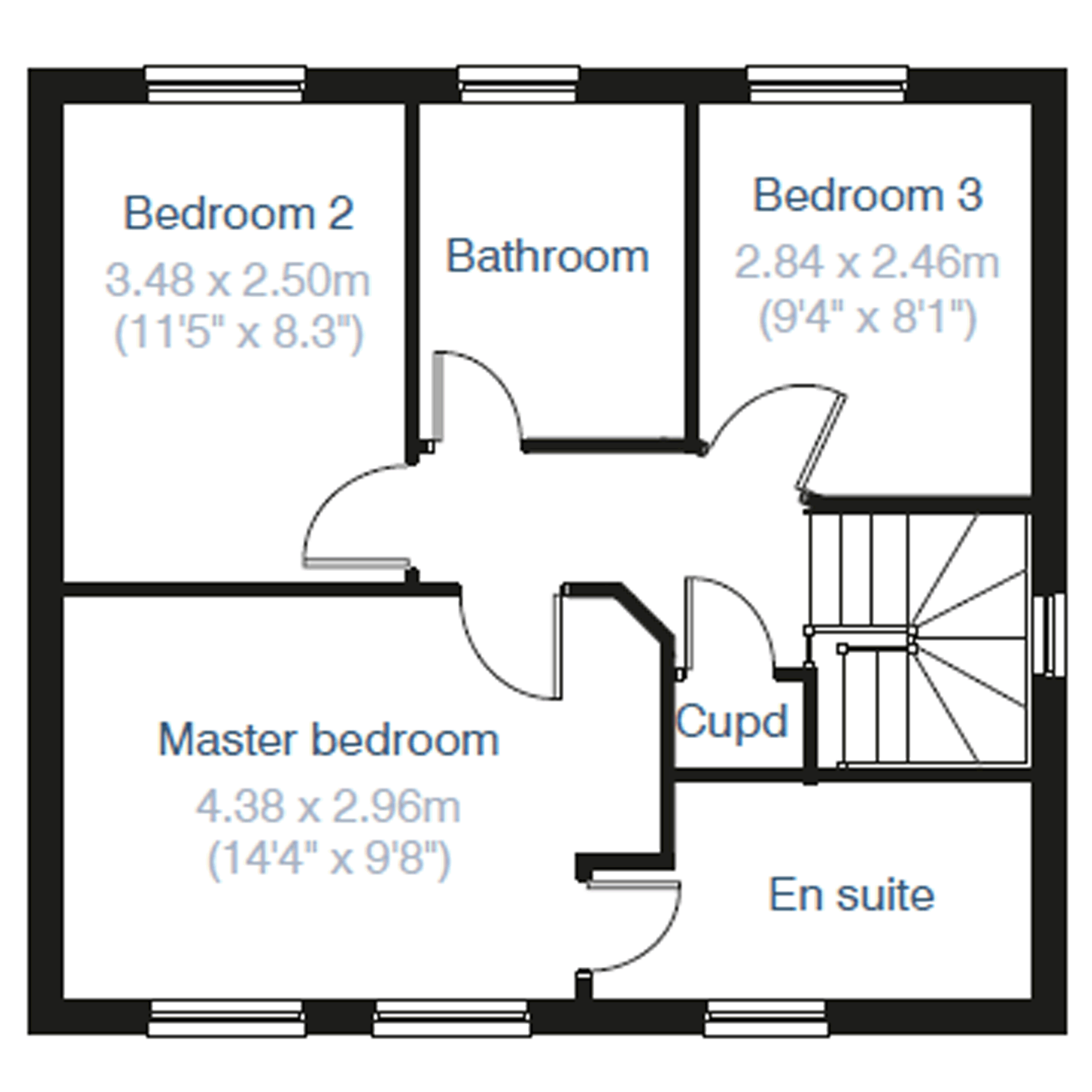 "The Whitehall" at Burwell Road, Exning, Newmarket CB8, 3 bedroom