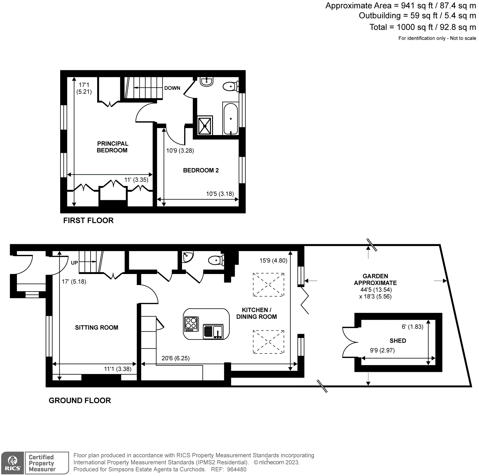 Normanhurst Road, WaltonOnThames KT12, 2 bedroom terraced house for sale 64330559