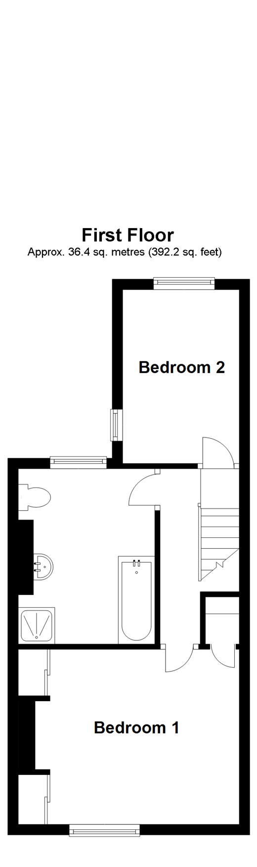 Pemberton Road, Ashford, Kent TN24, 2 bedroom end terrace house for