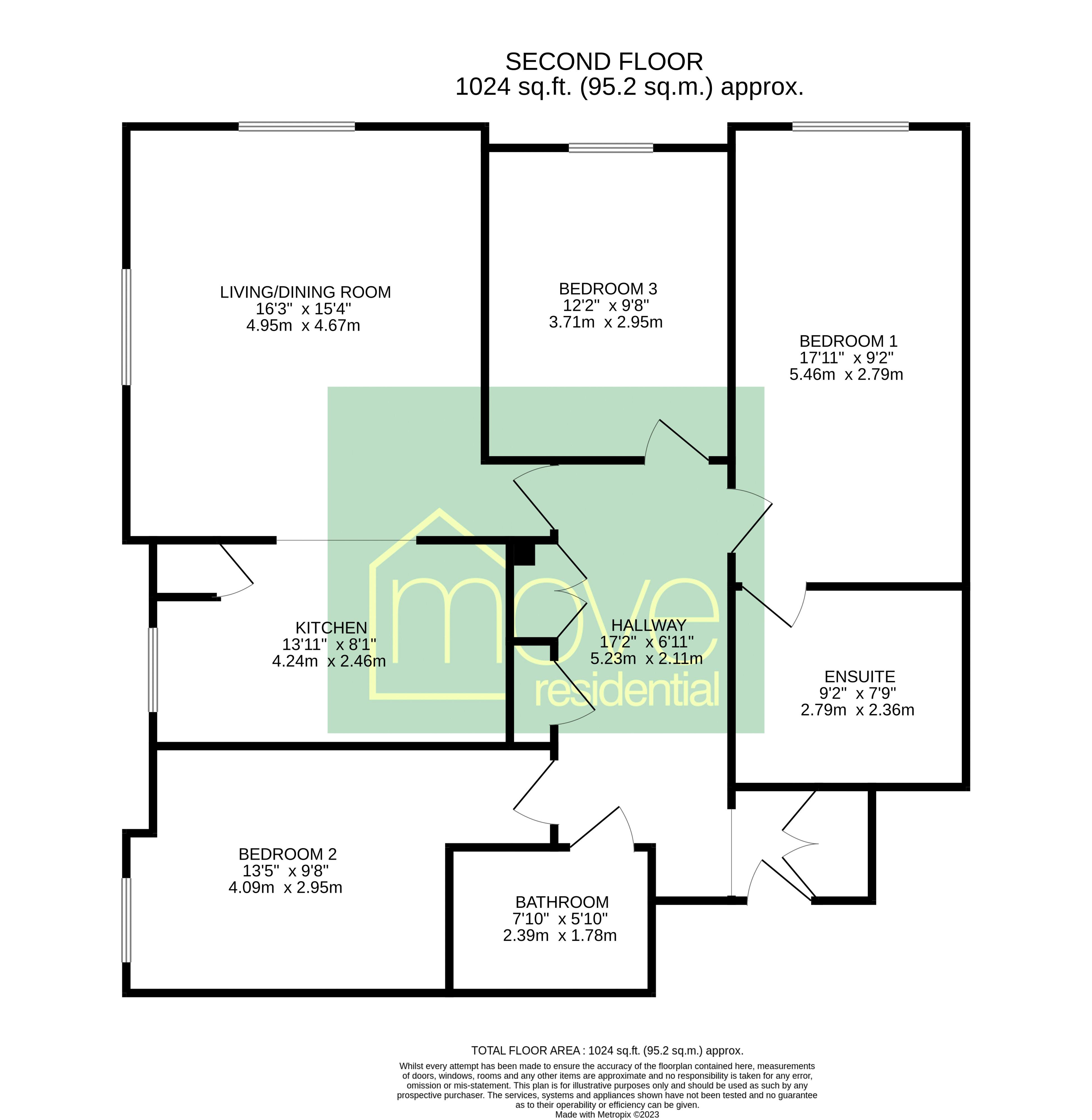 Braemar House, Bidston Road, Oxton, Wirral CH43, 3 bedroom flat for