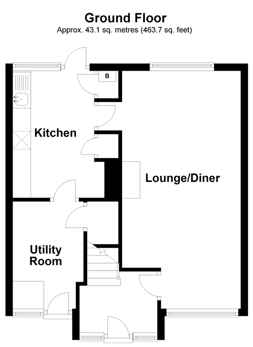 3 bed terraced house for sale in The Hatherley, Basildon, Essex SS14