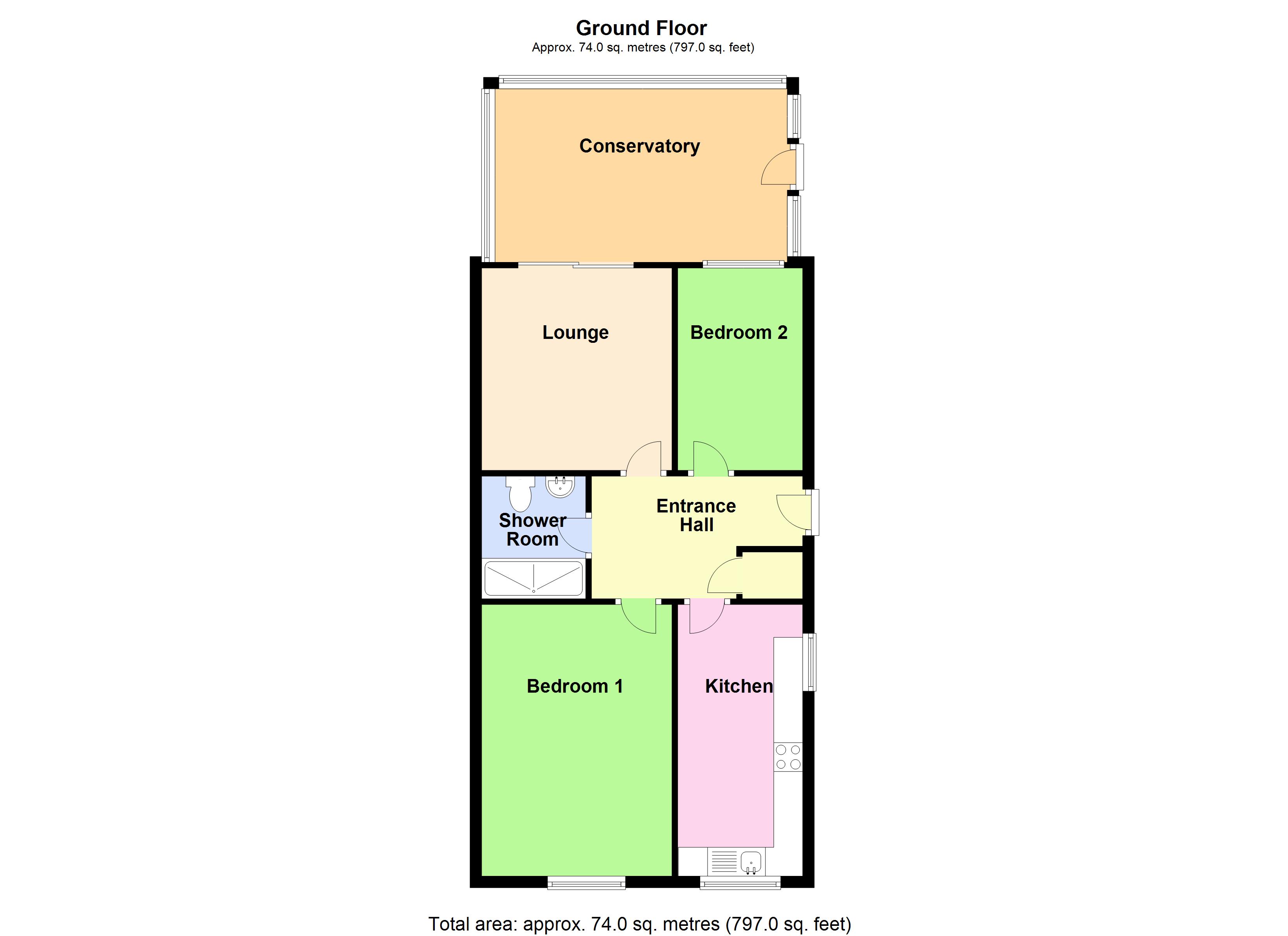 Beacon Park Drive, Skegness PE25, 2 bedroom semidetached bungalow for