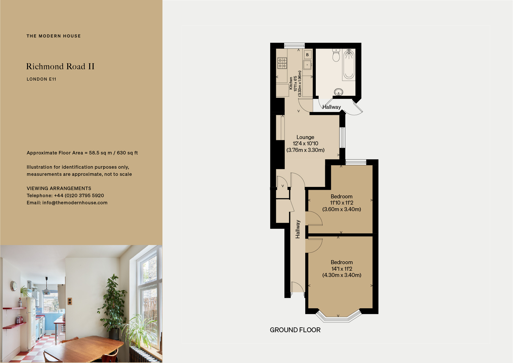 Richmond Road, London E11, 2 bedroom flat for sale 62714752