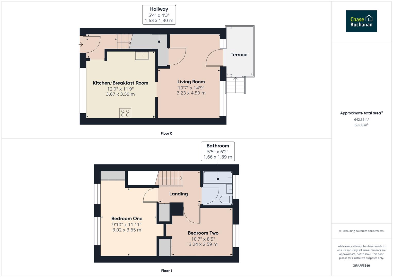 2 bed terraced house for sale in Addison Close, Exeter EX4 68569140