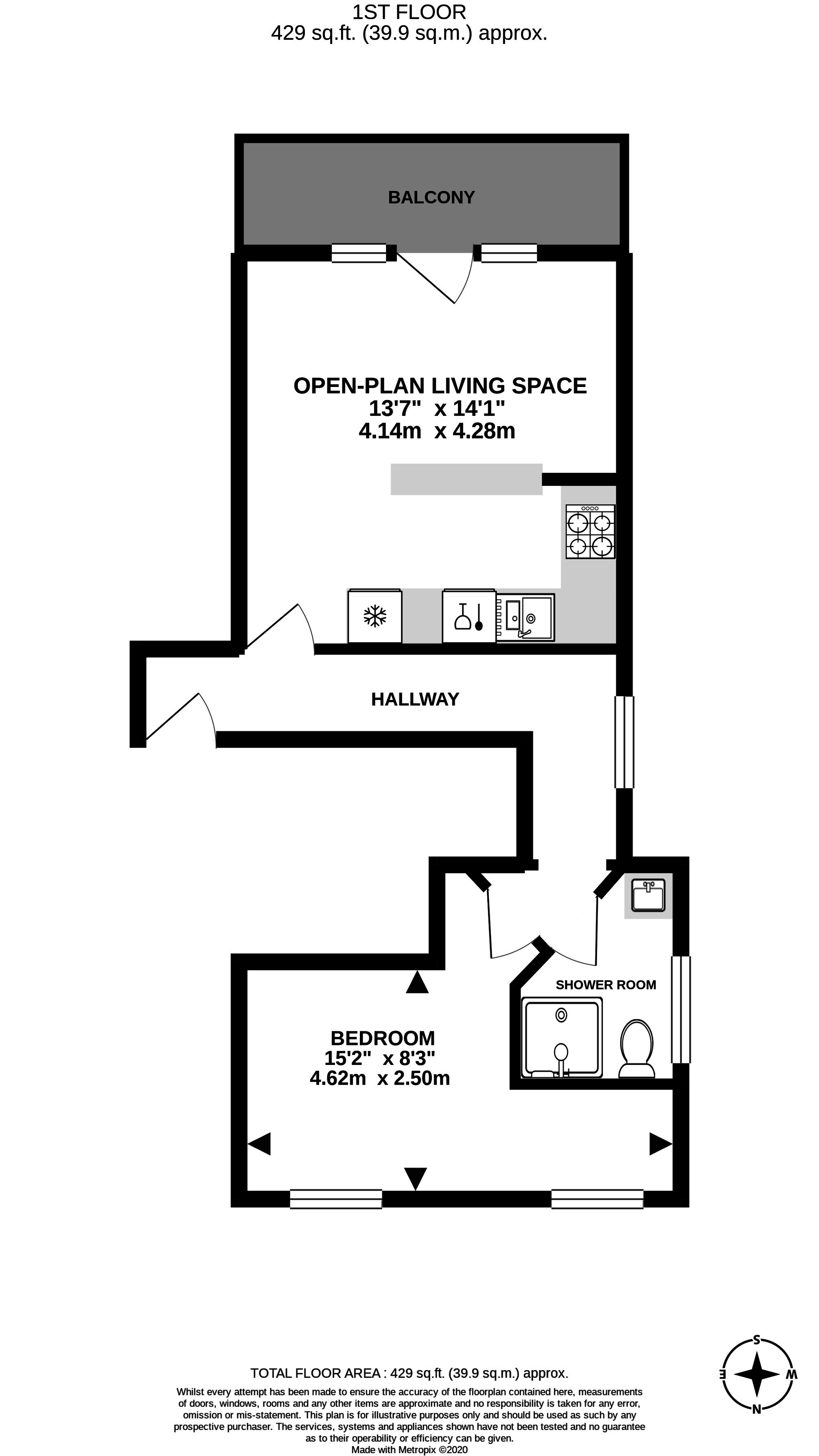 New Road, Teignmouth TQ14, 1 bedroom flat for sale 56972384